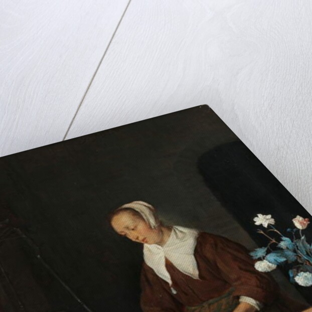 Woman Eating, Known as ‘The Cat’s Breakfast’, c.1661-64 by Gabriel Metsu