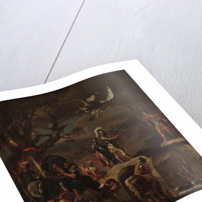 The Peace Negotiations between Claudius Civilis and Quintus Petillius Cerealis on the Demolished Bridge, 1658-62 by Ferdinand Bol