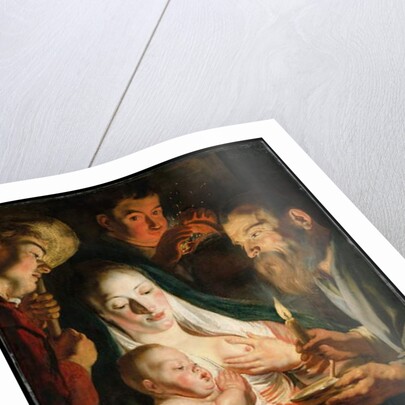 The Holy Family with Shepherds, 1616 by Jacob Jordaens