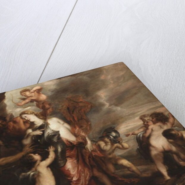 Venus at the Forge of Vulcan, also known as “Thetis receives the Arms of Achilles” by Anthony van Dyck