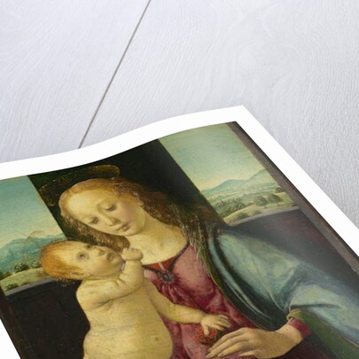 Madonna and Child with a Pomegranate, 1475-80 by Lorenzo di Credi