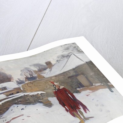 Mannikin in the Snow, c.1891-93 by John Singer Sargent