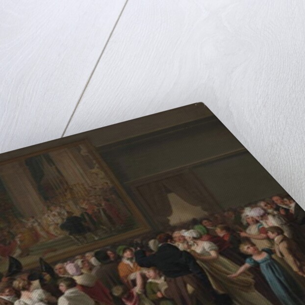 The Public Viewing David’s 'Coronation' at the Louvre, 1810 by Louis Leopold Boilly