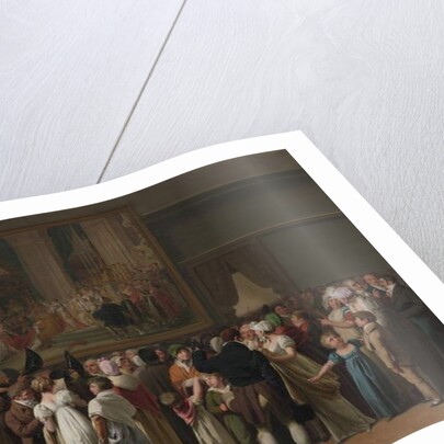 The Public Viewing David’s 'Coronation' at the Louvre, 1810 by Louis Leopold Boilly