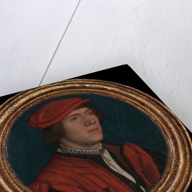Portrait of a Man in a Red Cap, 1532-35 by Hans Holbein the Younger