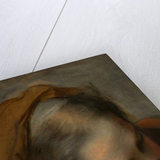 Head of an Old Woman Looking to Lower Right, 1584-86 by Federico Fiori Barocci or Baroccio