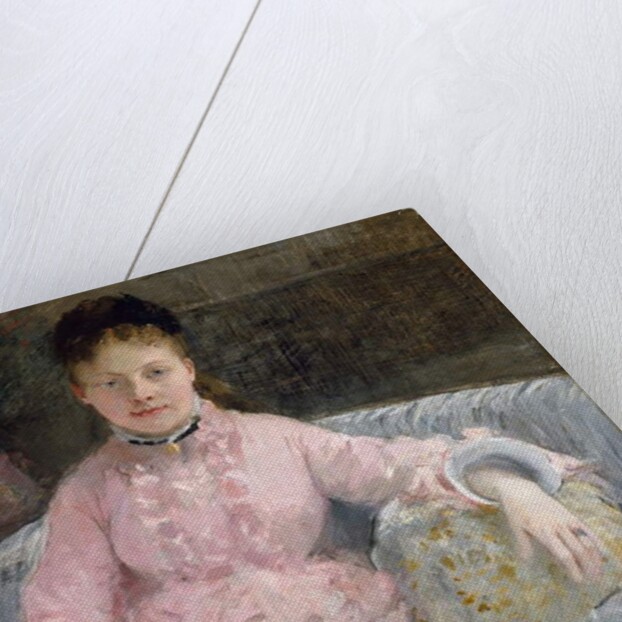 The Pink Dress, c.1870 by Berthe Morisot