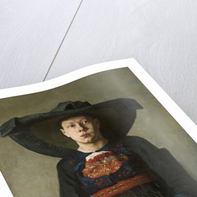A Bavarian Peasant Girl, 1885-87 by Hanna Pauli