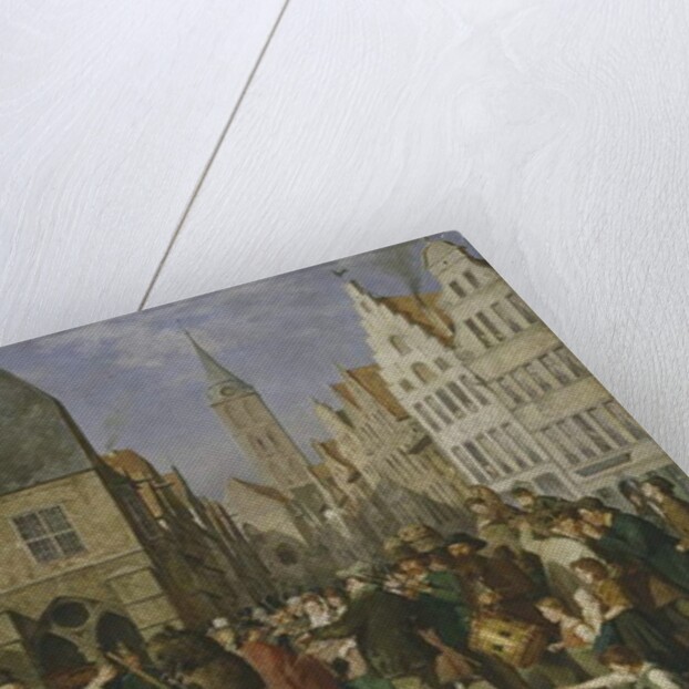 A Dancing Bear, 1865 by August Jernberg