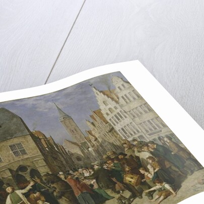 A Dancing Bear, 1865 by August Jernberg