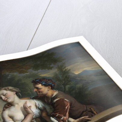 A Man Trying to embrace a Woman by Karel de Moor