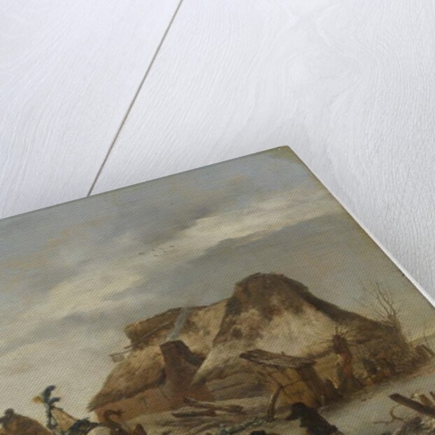 A Nobleman's Sleigh on the Ice, c.1646 by Philips Wouwermans or Wouwerman