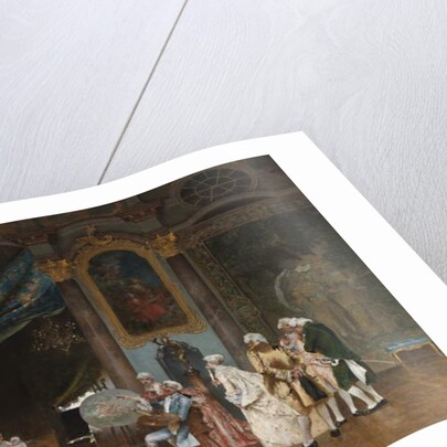 A Meeting, c.1880 by Hugo Salmson