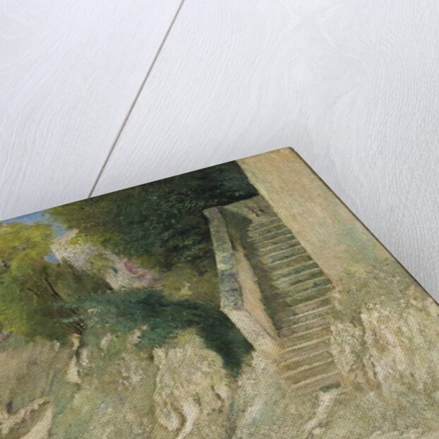 A Steep Ascent in Montigny-sur-Loing, 1876 by Carl Fredrik Hill