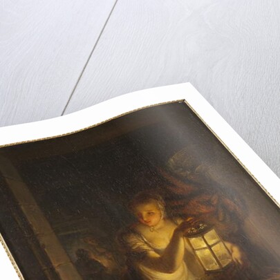 A Woman with A Lantern, 1818 by Alexander Lauréus