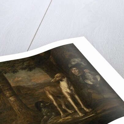 After the Hunt by Govert Dircksz. Camphuysen