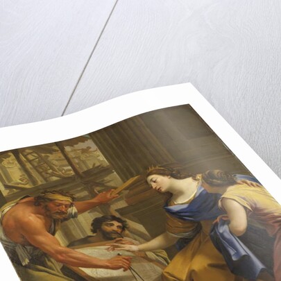 Artemisia Building the Mausolaeum, c.1640 by Simon Vouet