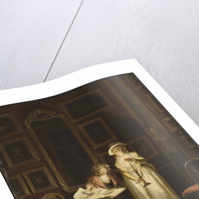 At the Embroidery-Frame by Pehr Hillestrom