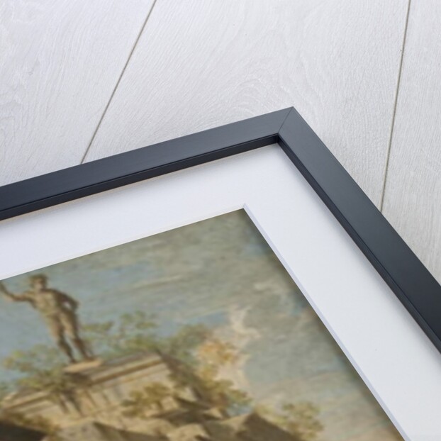 Girl Reading at Corinthian Temple, c.1710 by Alberto Carlieri