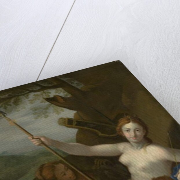 Diana with Nymphs, Dogs and Game by Johann or Hans von (follower of) Aachen