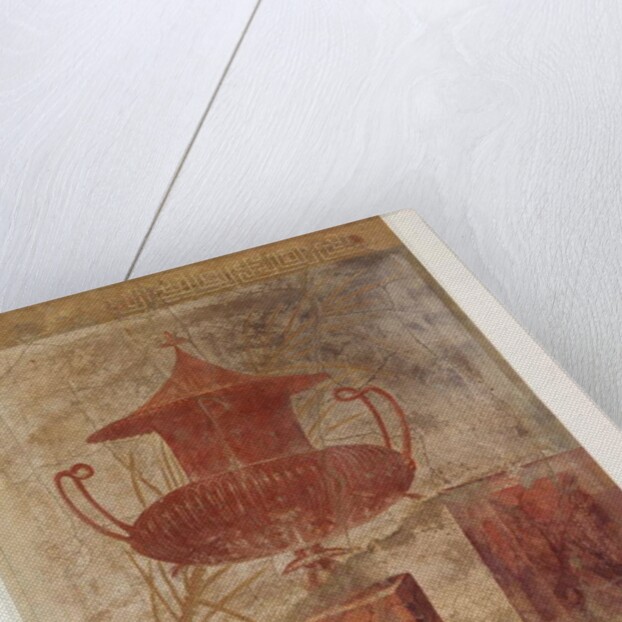 Wall painting fragment from the peristyle of a Villa at Boscoreale, c.50–40 B.C. by Roman Republican Period