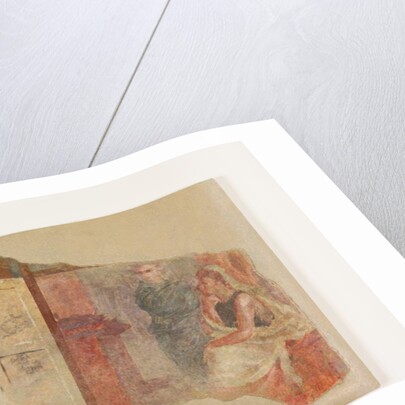 Wall painting fragment from the perisytle of the Villa at Boscoreale, c.50–40 B.C. by Roman Republican Period