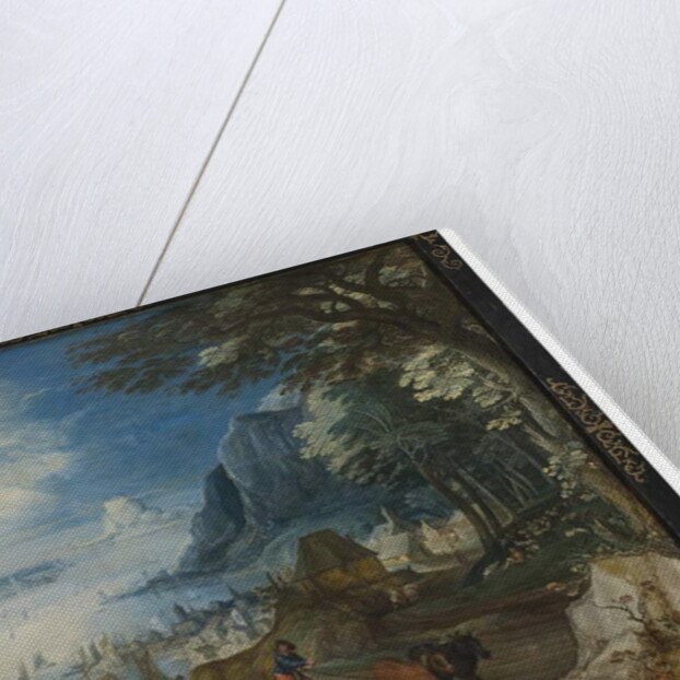 Landscape with the Fall of Icarus by Joos or Josse de The Younger Momper