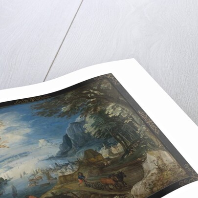 Landscape with the Fall of Icarus by Joos or Josse de The Younger Momper