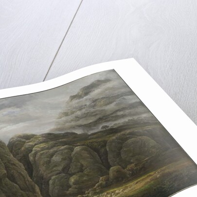 Norwegian Mountain Landscape, 1819 by Johan Christian Dahl