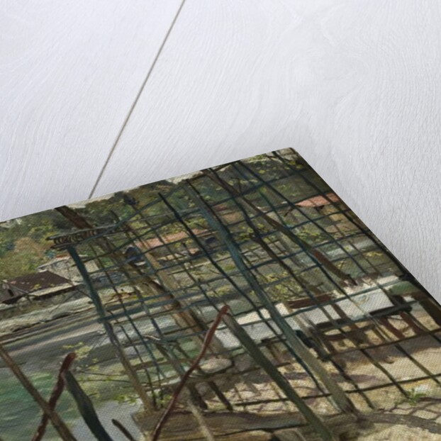 Landscape from Meudon, France, 1884 by Hjalmer Eilif Emanuel Peterssen