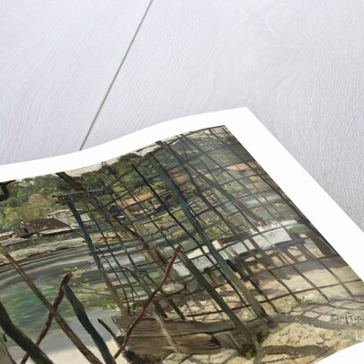 Landscape from Meudon, France, 1884 by Hjalmer Eilif Emanuel Peterssen