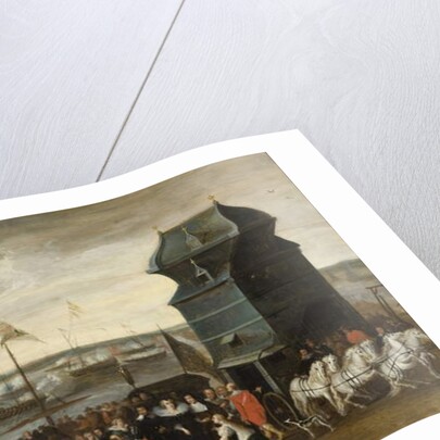 Queen Marie de Medici Disembarking in Antwerp, 1632 by Matheus Vroom