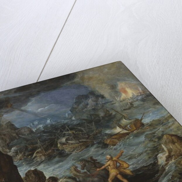 Shipwreck of the Greek Fleet on the Voyage Home from Troy, c.1585-90 by Joos or Josse de The Younger Momper