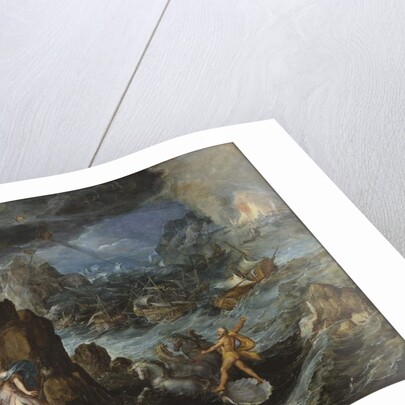 Shipwreck of the Greek Fleet on the Voyage Home from Troy, c.1585-90 by Joos or Josse de The Younger Momper