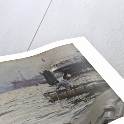 Port of Hamburg, 1891 by Anders Leonard Zorn