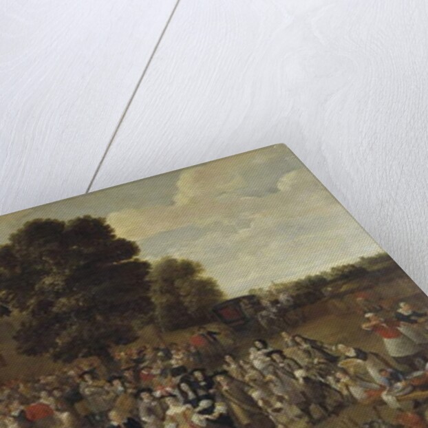 Village Wedding and Open Air Feast by Matheus van Helmont