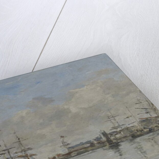 The Harbor of Le Havre, c.1885-90 by Eugene Louis Boudin