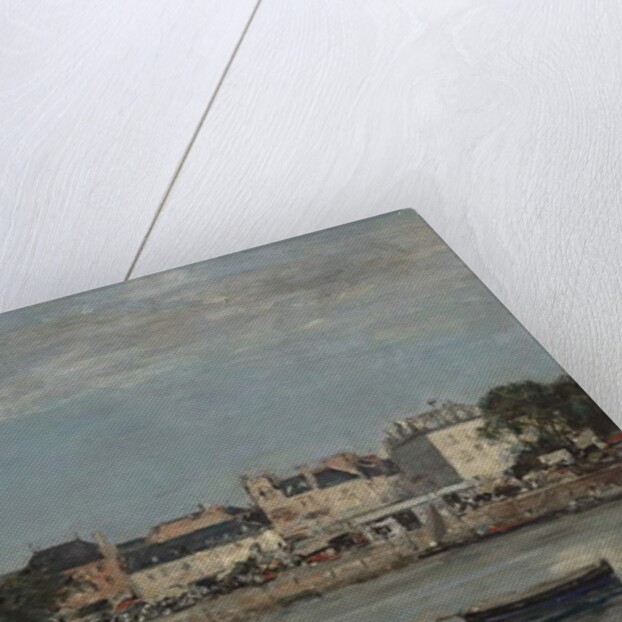 The Port of Trouville, c.1888-95 by Eugene Louis Boudin