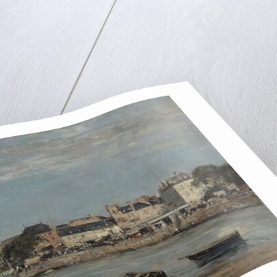 The Port of Trouville, c.1888-95 by Eugene Louis Boudin