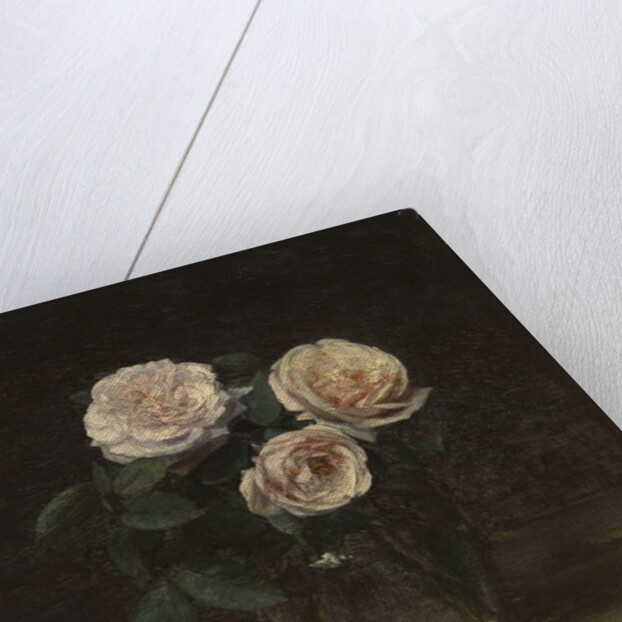 Still Life with Roses, 1877 by Ignace Henri Jean Fantin-Latour