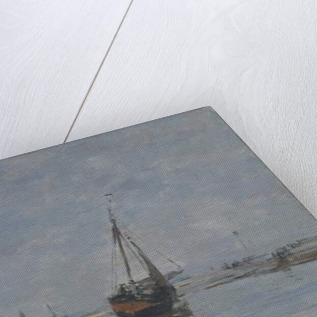 Trouville at Low Tide, c.1888-95 by Eugene Louis Boudin