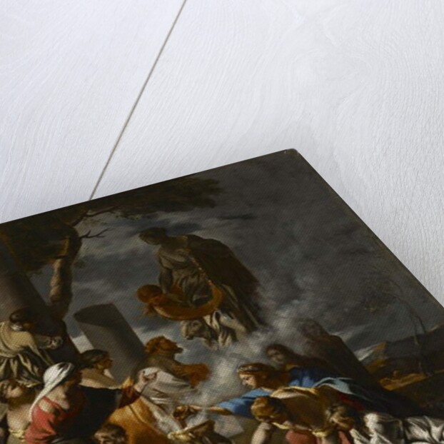 King Solomon Sacrificing to the Idols, c.1640 by Sebastien Bourdon