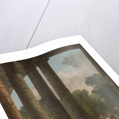 A Banquet in the Ruins of a Temple, 1795 by Hubert Robert