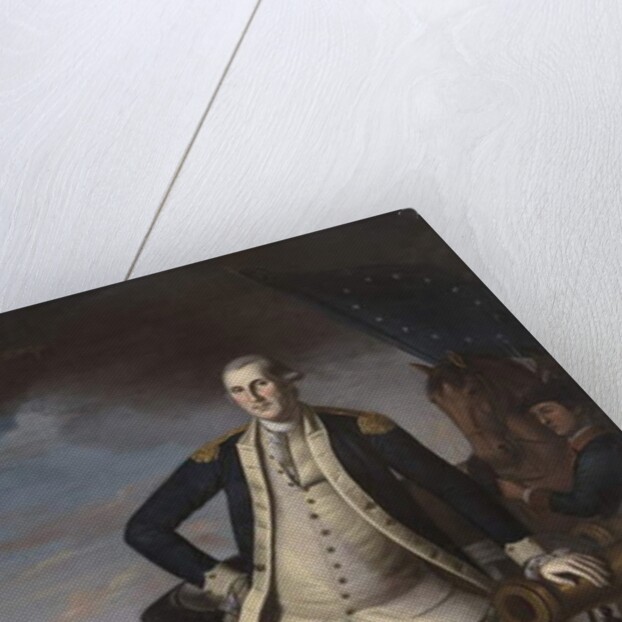 George Washington at the Battle of Princeton, 1781 by Charles Willson Peale