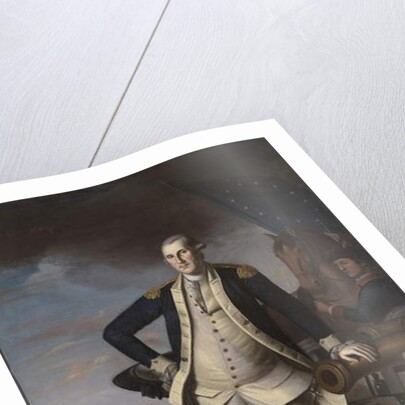 George Washington at the Battle of Princeton, 1781 by Charles Willson Peale