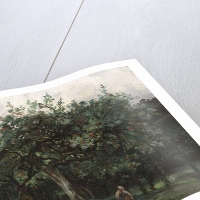 Landscape with Little Girl by Jean Baptiste-Antoine Guillemet