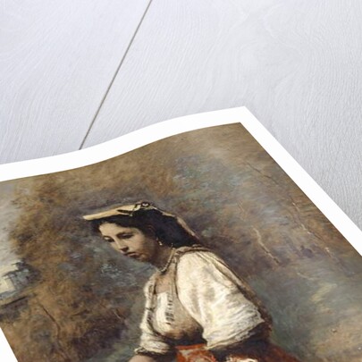 Italian Woman at the Well, 1865-70 by Jean Baptiste Camille Corot