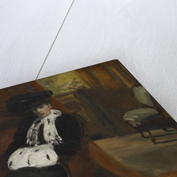 The Ermine Muff, c.1903 by William James Glackens