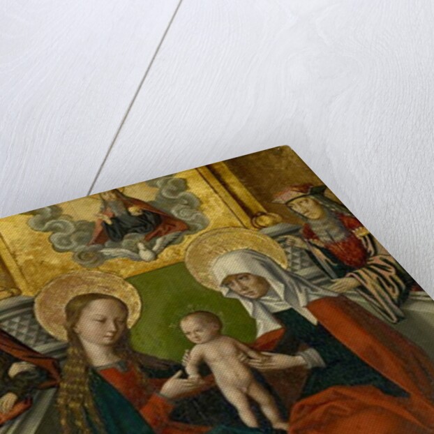 Saint Anne with the Virgin and Child, Joseph, Joachim, God the Father and the Holy Ghost by Hans (and workshop) Holbein the Elder