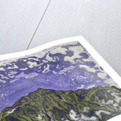 Mount Niesen seen from Heustrich, 1910 by Ferdinand Hodler